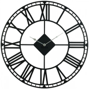 Годинник настінний металевий Glozis Oxford Black
