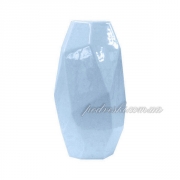 Ваза керамическая голубая Полигональная 2500-19