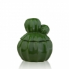 Декор керамический шкатулка Кактус Eterna WW 2704-15 зеленая