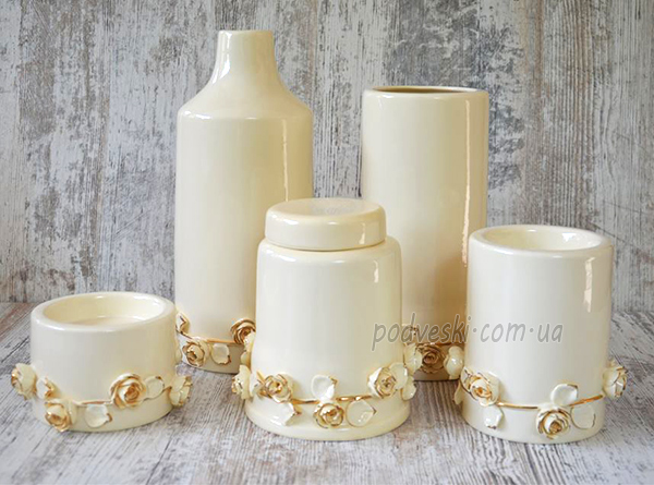 керамические вазы офелия декор интерьера вазы на камин