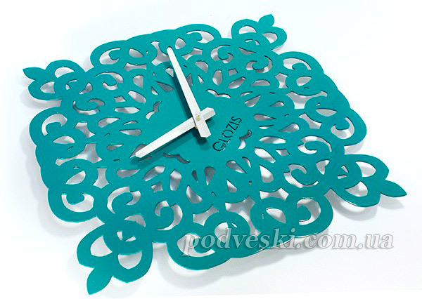 металлические настенные часы восток витки зеленые арабские купить